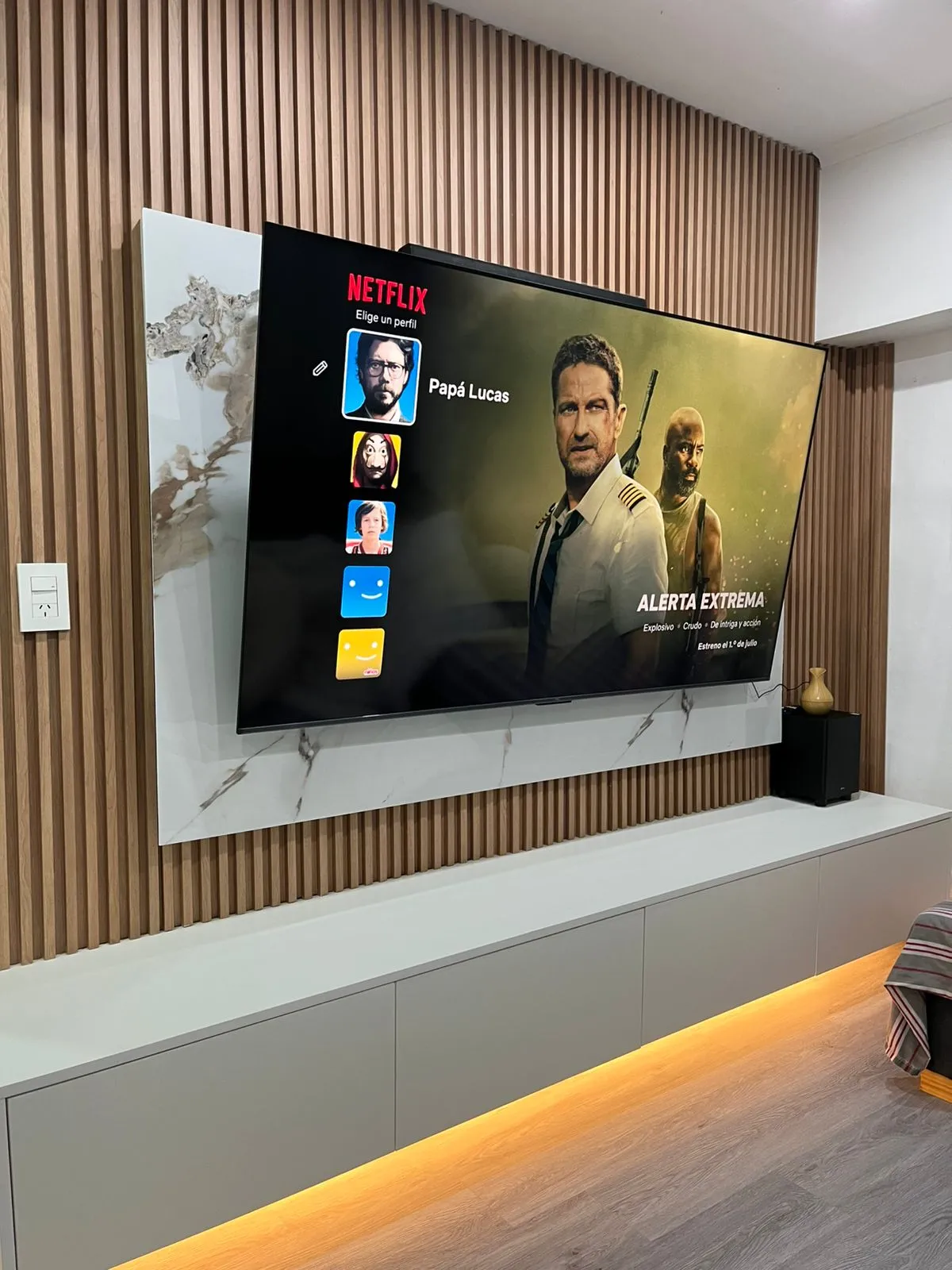 Bibliotecas y rack TV a medida en melamina